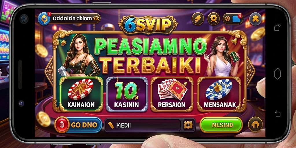 Tampilan grafis menarik dari permainan Kasino 6SVIP.