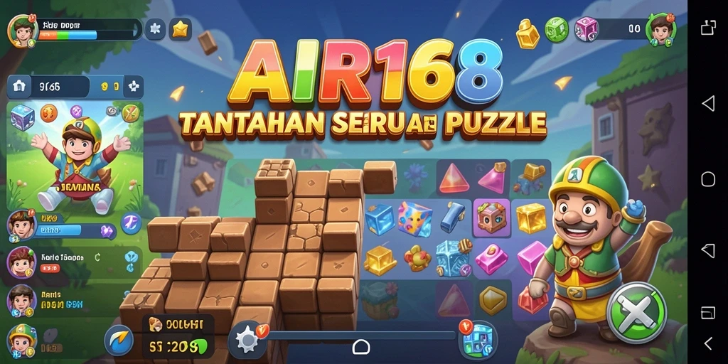 Tampilan gameplay AIR168 yang menarik dengan tantangan puzzle seru.