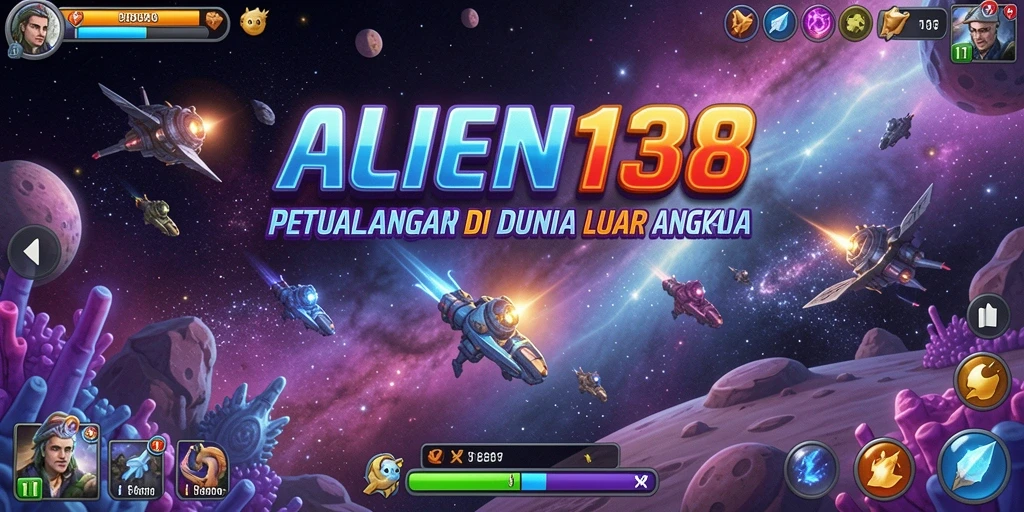 Tampilan gameplay seru dan menantang di ALIEN138.