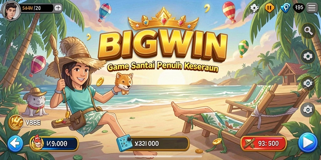 Tampilan menarik dari gameplay BIGWIN yang penuh warna.