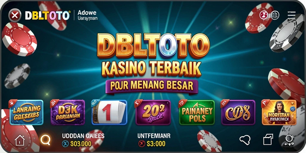 Screenshot gameplay DBLTOTO menampilkan aksi seru permainan Kasino.