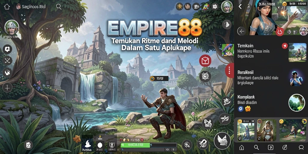 Screenshot menunjukkan gameplay interaktif yang menarik dari EMPIRE88.