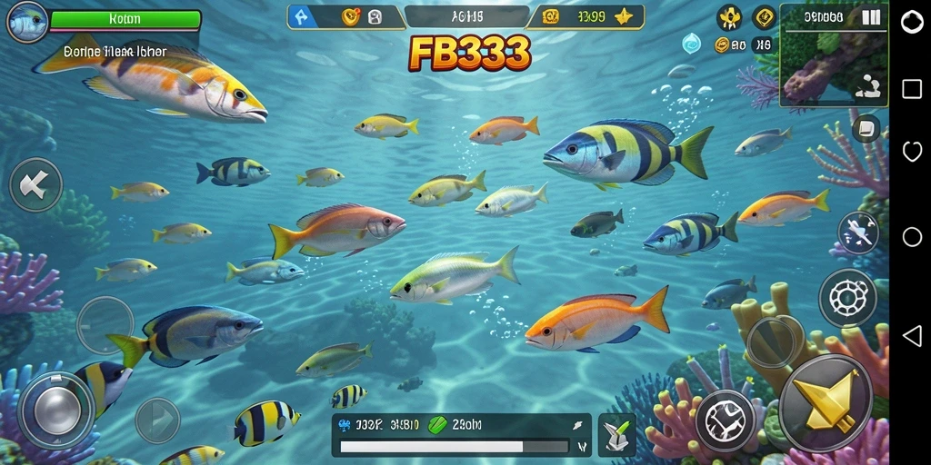 Tangkapan layar FB333 menampilkan serunya gameplay Tembak Ikan.