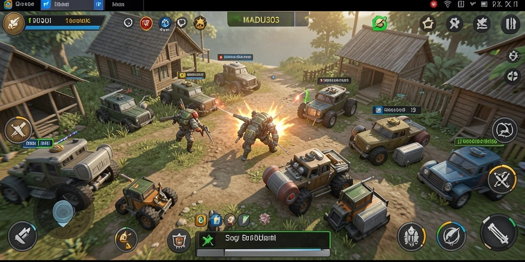 Tampilan gameplay MADU303 yang menegangkan dan penuh strategi.