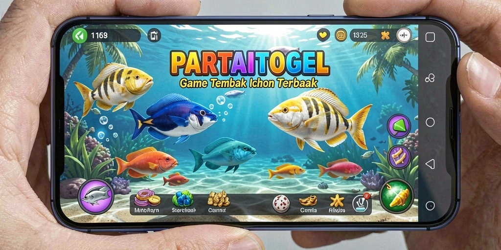 Tampilan gameplay seru dari PARTAITOGEL saat menangkap ikan.