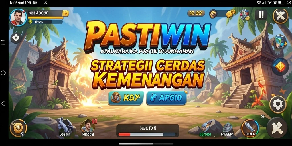 Tampak gameplay PASTIWIN dengan strategi yang menarik.